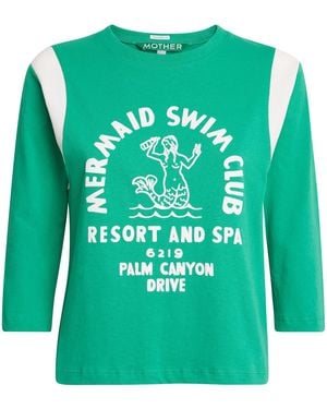 Mother Cotton The Better Half Insert T-Shirt - Green