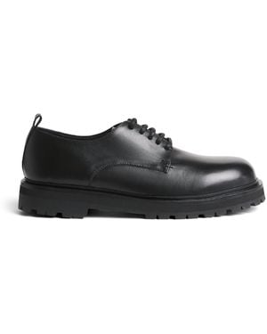 Studio Nicholson Leather Jackson Derby Shoes - Black