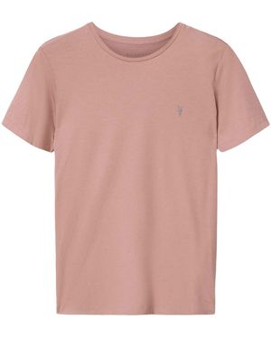 AllSaints Organic Cotton Tonic T-Shirt - Pink