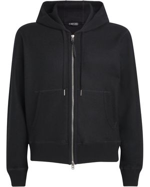 Tom Ford Cashmere Zip-Up Hoodie - Black