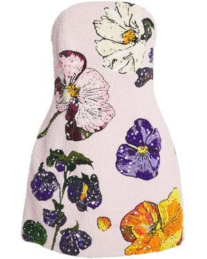 LEO LIN Wildbloom Zaria Mini Dress - White