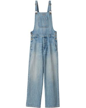 Miu Miu Denim Dungarees - Blue