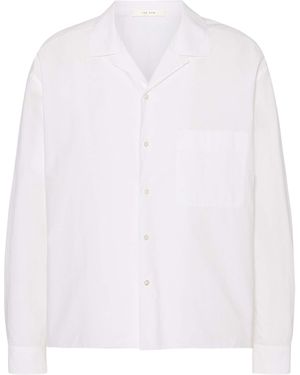 The Row Elijas Cotton Shirt - White