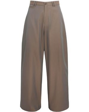 SAGE NATION Bebington Wide-Leg Trousers - Grey