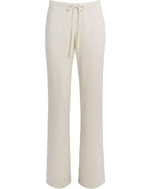 Skims Drapey French Terry Sweatpants - White