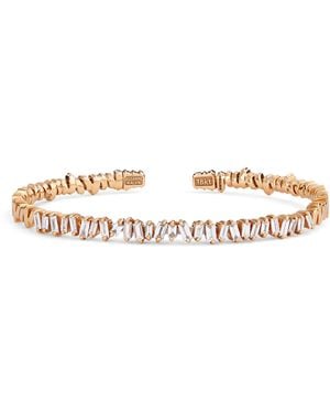 Suzanne Kalan And Diamond Classic Bangle - Natural