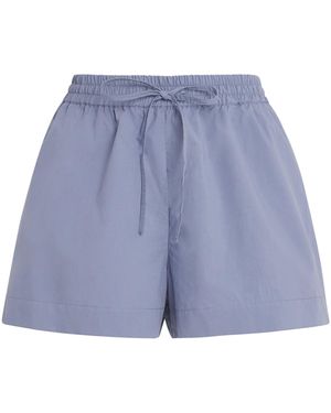 Matteau Cotton Relaxed Shorts - Blue