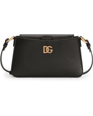 Dolce & Gabbana Leather Phone Bag - Black