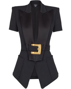 Balmain Virgin Wool Jacket - Black