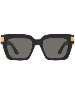 Gucci Rounded Square Sunglasses - Black
