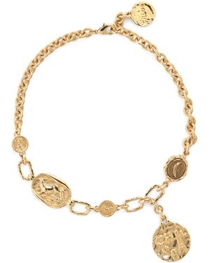 Chloé Medals Choker Necklace - Metallic