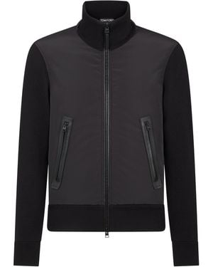 Tom Ford Merino Wool-Blend Cardigan - Black