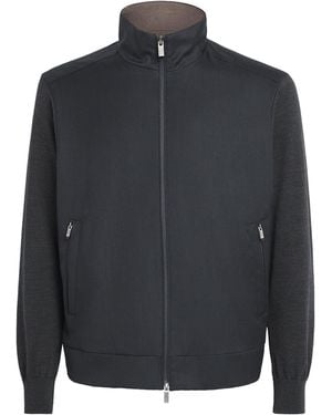 Paul & Shark Virgin Wool Hybrid Jacket - Gray