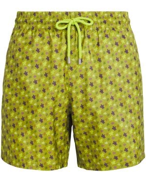 Vilebrequin Micro Ronde Des Tortues Swim Shorts - Green