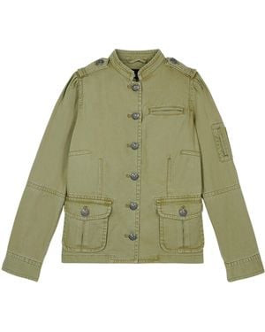 The Kooples Officer-Style Field Jacket - Green