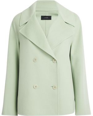 JOSEPH Wool-Silk Gilkes Jacket - Green