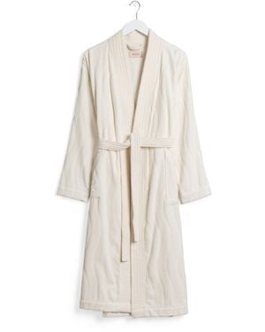 BAINA Organic Cotton Sulis Bathrobe - White