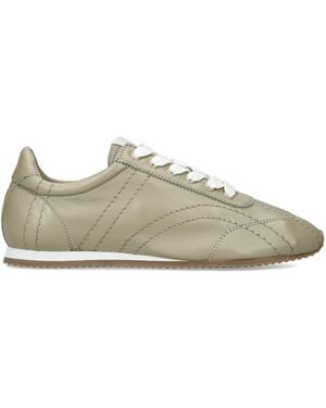 TOTEME Nappa Leather Flex Sneakers - Green