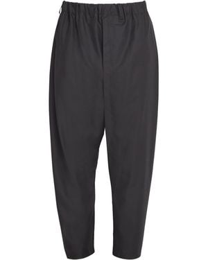 IM MEN Swing Tapered Pants - Black
