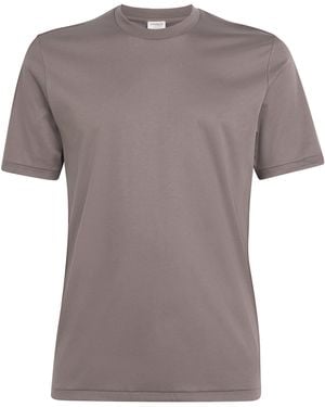 Zimmerli of Switzerland 286 Sea Island T-Shirt - Grey
