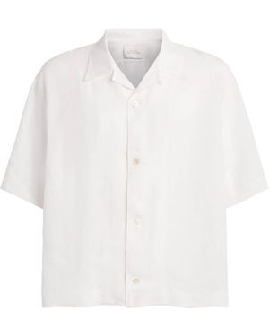 Studio Nicholson Linen Relaxed Shirt - White