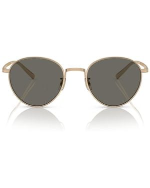Oliver Peoples Round Rhydian Sunglasses - Grey