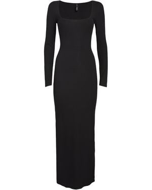 Skims Soft Lounge Maxi Dress - Black