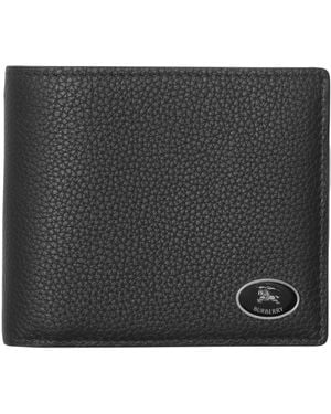 Burberry Leather Cotswolds Bifold Wallet - Black