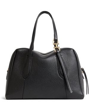 Harrods Small Leather Wren Shoulder Bag - Black