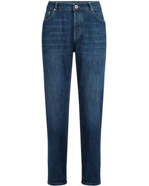 Brunello Cucinelli Slim-Leg Jeans - Blue