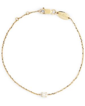 RedLine And Diamond Princesse Bracelet - Metallic