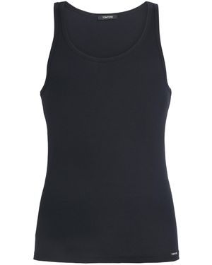Tom Ford Cotton-Blend Vest - Black