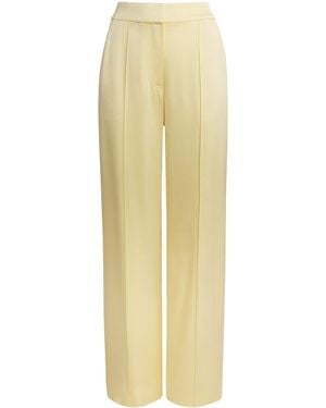 Jonathan Simkhai Satin Kyra Trousers - Yellow