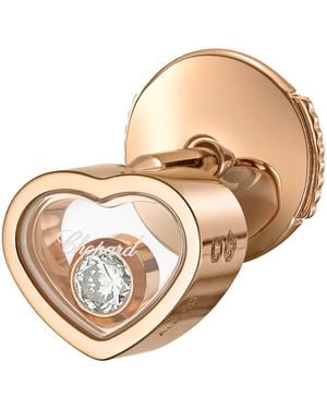 Chopard And Diamond My Happy Hearts Single Earring - Natural