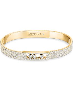 Messika Move Noa And Diamond Pavé Bangle - Natural
