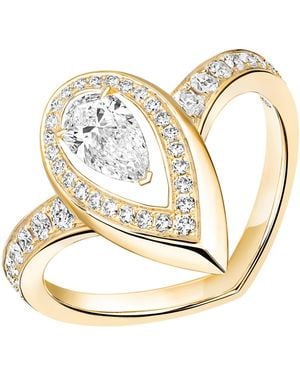 Messika Fiery Medium And Diamond Ring - Metallic
