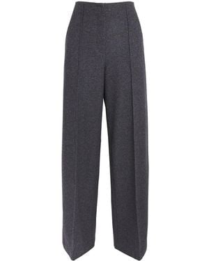PAIGE Wool-Blend Vicenza Pants - Blue