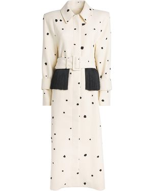Camilla & Marc Spotted Ponza Coat - White