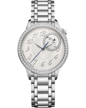 Vacheron Constantin Stainless Steel And Diamond Egérie Watch - Metallic