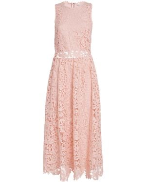 Alice + Olivia Sleeveless Babette Midi Dress - Pink
