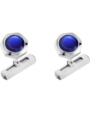 Cartier Sterling Santos De Cufflinks - Blue