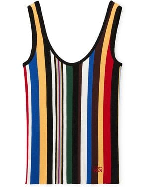 Loewe Striped Rib Tank Top - Multicolour