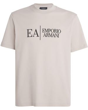 Emporio Armani Cotton Logo T-Shirt - White
