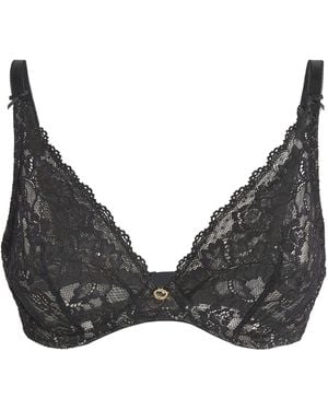 Aubade Lace Rosessence Triangle Bra - Black