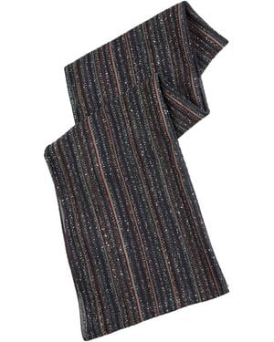 Missoni Sequin-Embellished Stripe Stole - Grey