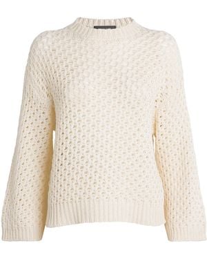 Fabiana Filippi Wool-Blend Sequin Jumper - White