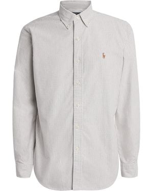 Polo Ralph Lauren Cotton Oxford Shirt - Grey