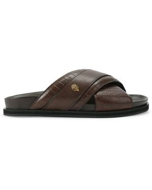 Kurt Geiger Leather Baron Sandals - Brown