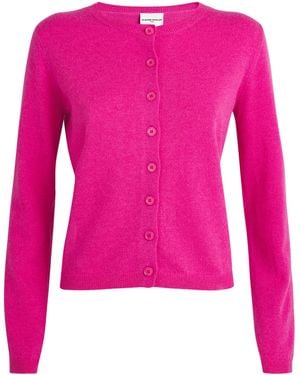 Claudie Pierlot Wool Embroidered Cardigan - Pink