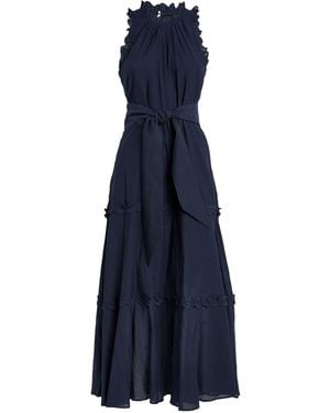 ME+EM Me+em Embroidered Maxi Dress - Blue